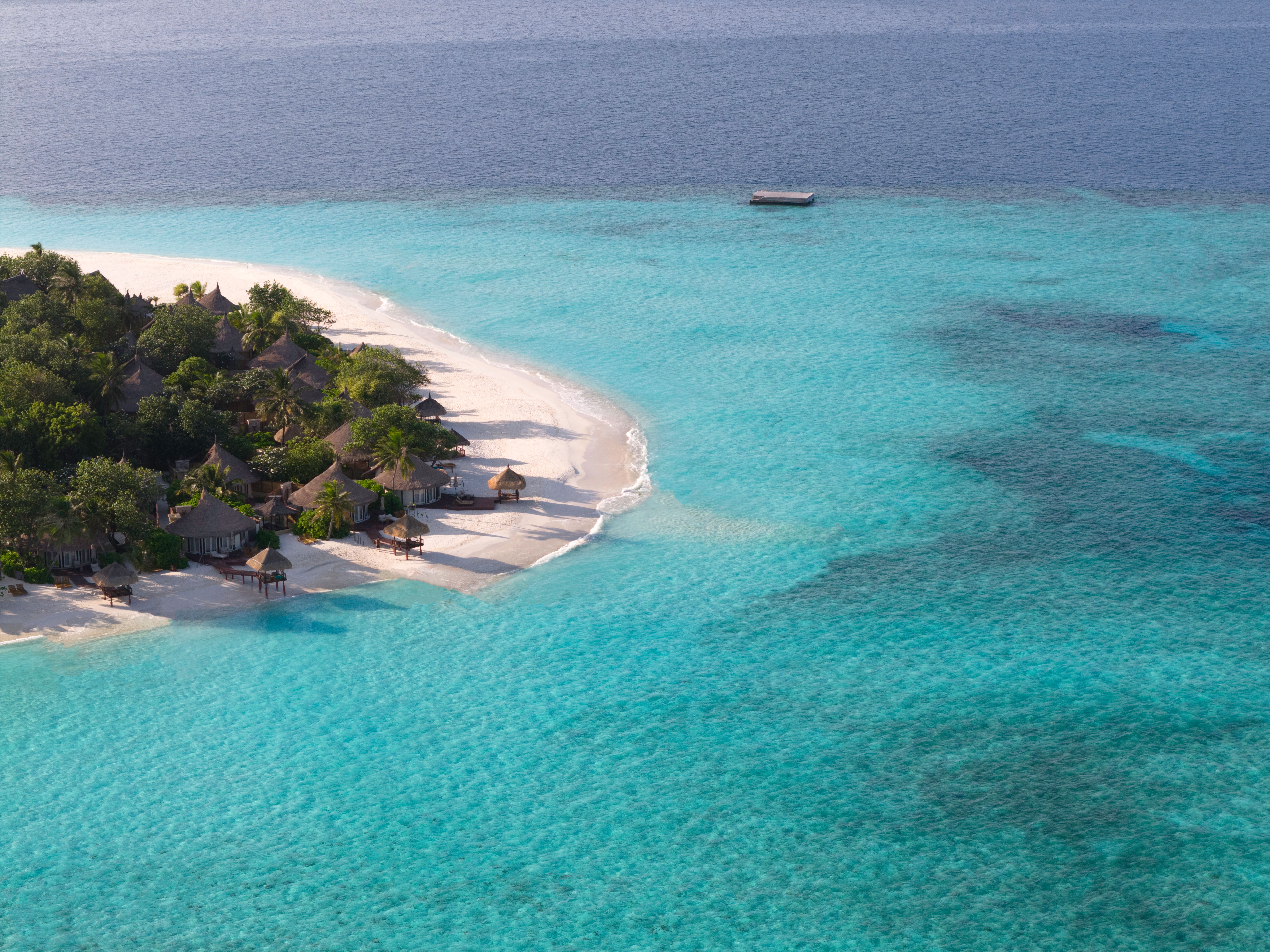 Beachside Villa Resort in Maldives